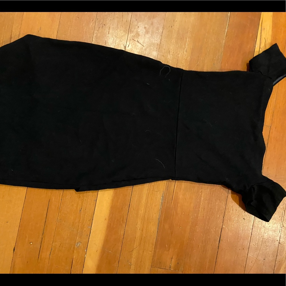 Black tight fitting dress